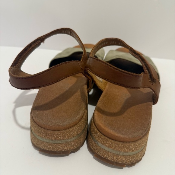 🔥 Mephisto Women’s Slingback Sandals Sage Nubuck Size 10 EU 40 Comfort Cork Sole - Picture 3 of 7